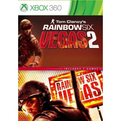 Tom Clancys Rainbow Six Vegas 1 + 2 [Xbox 360, английская версия]
